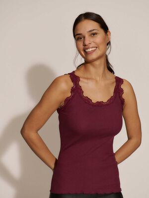RWBabette Silk SL U-neck Lace Top