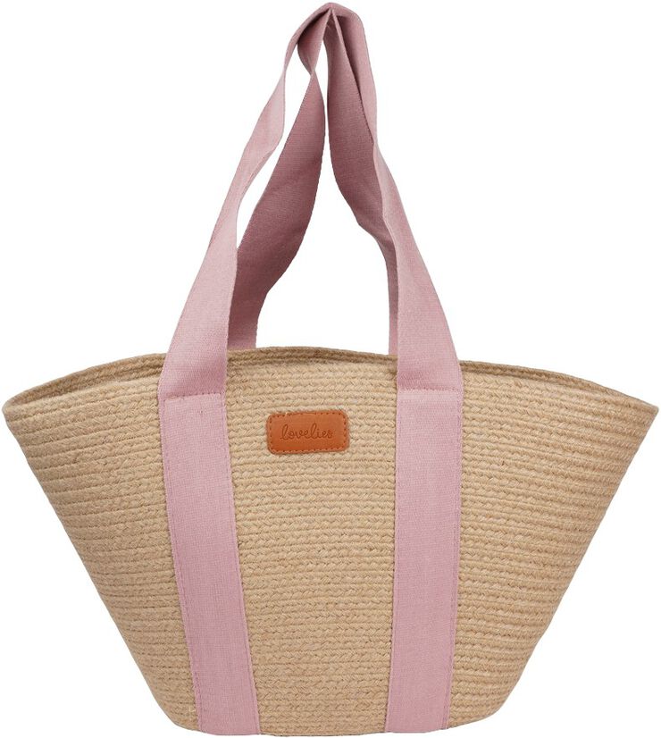 PEPPINO - JUTE BAG WITH COTTON HANDLES 45 X 40 CM
