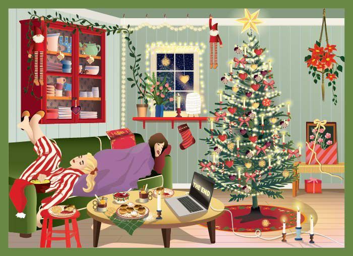 LAZY CHRISTMAS - puslespil med 1000 brikker