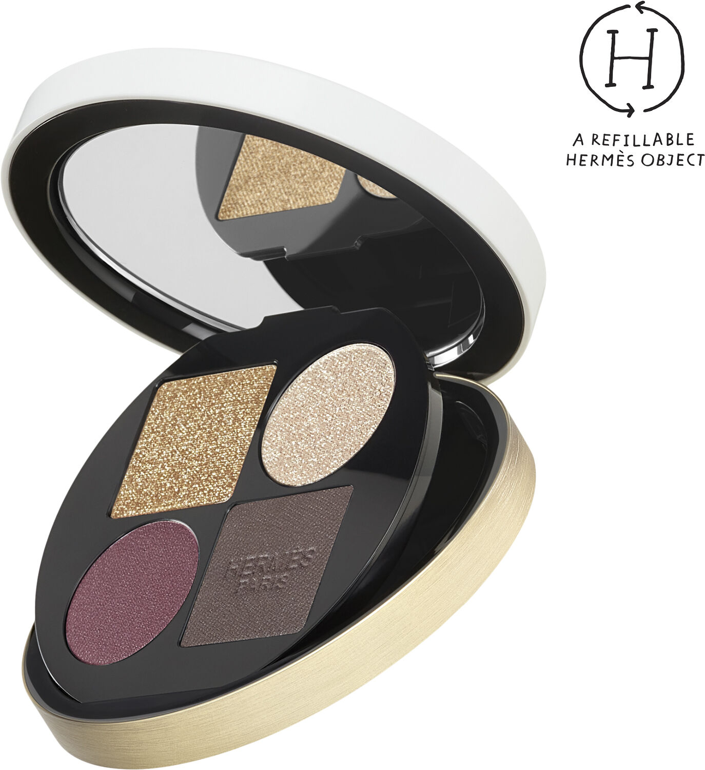 Ombres d'Herm&egrave;s, powder quartet for the eyes