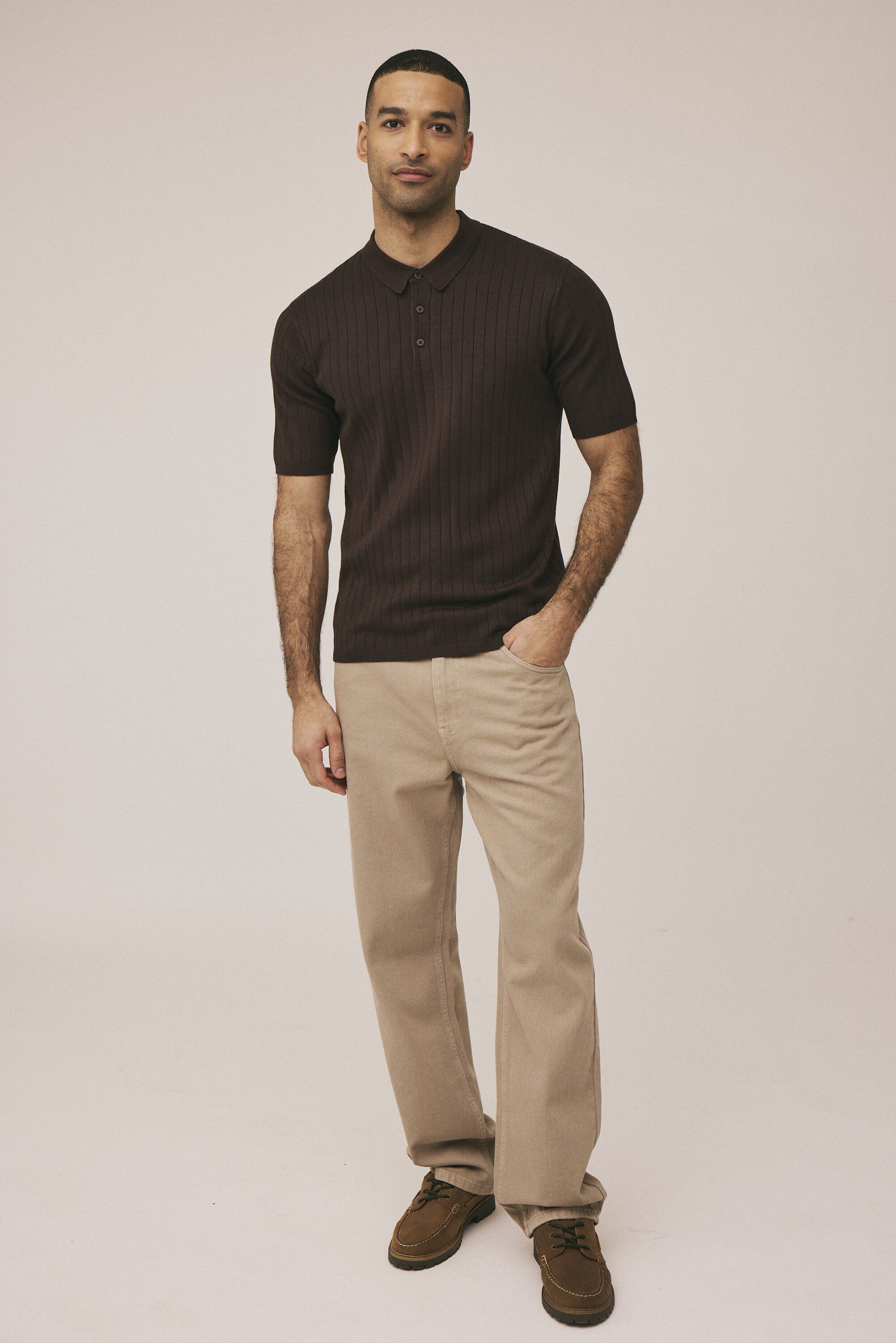 Fabro 1 knit polo - EcoVero