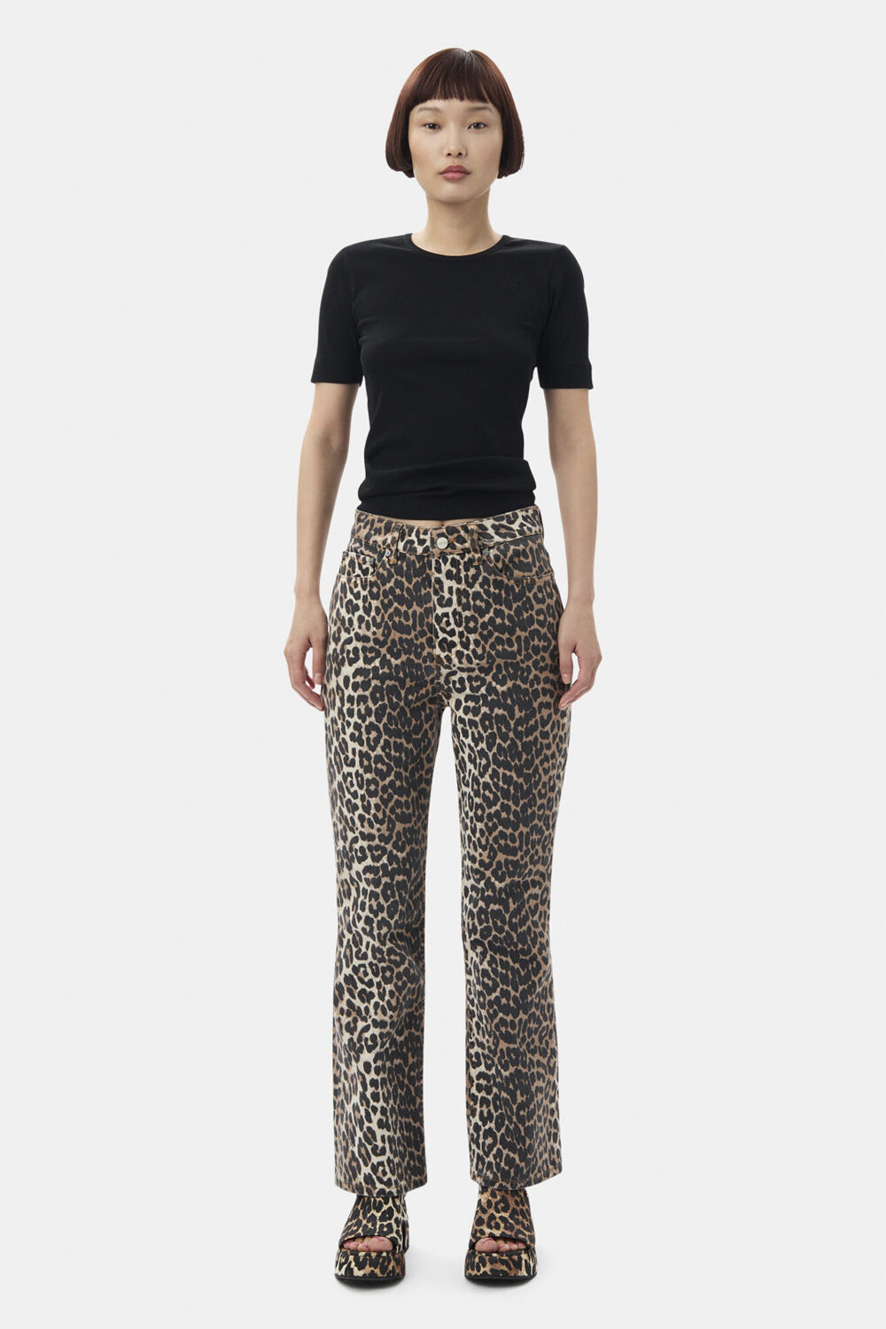 Soft Cotton Rib Short Sleeve T-Shir