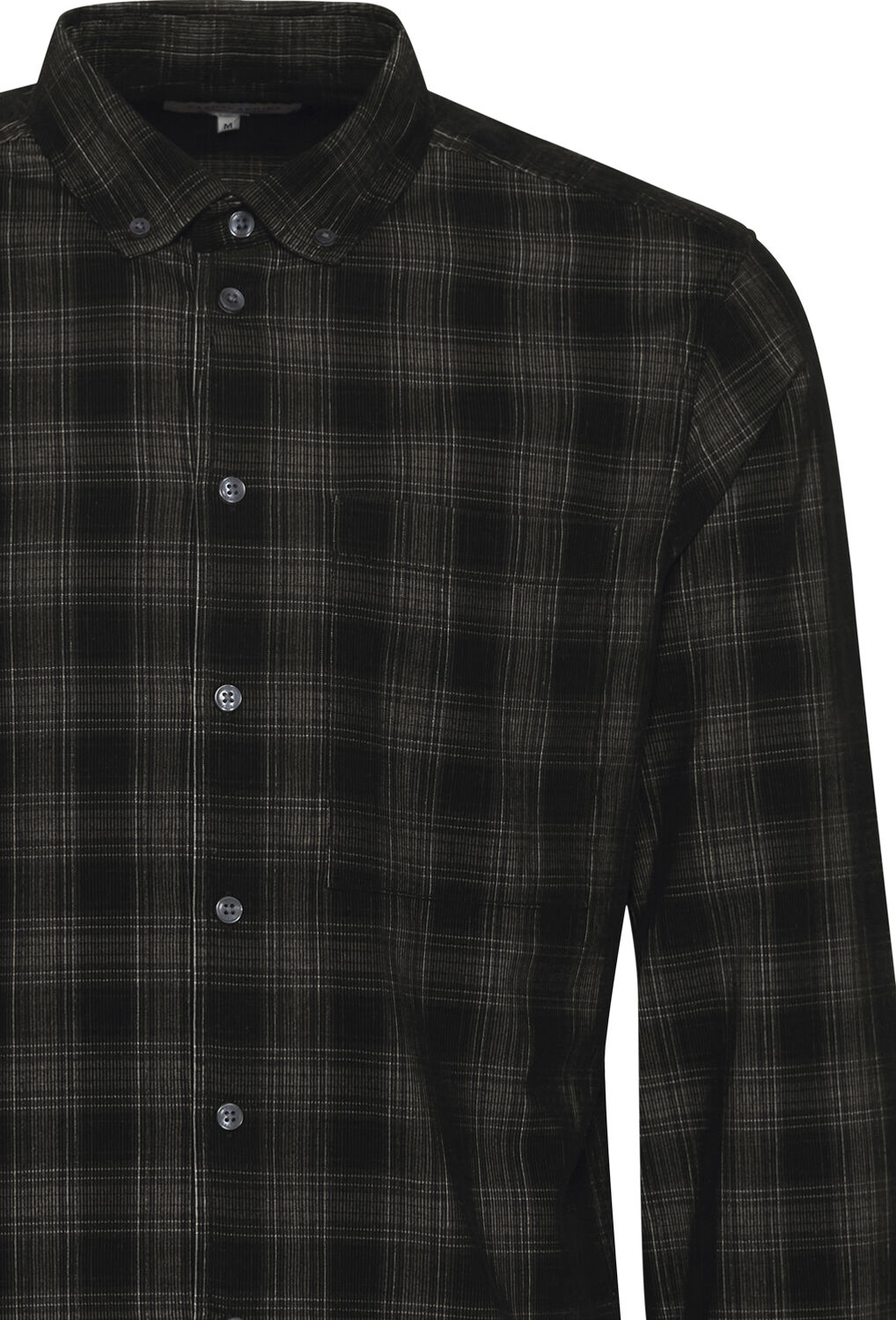 CFANTON LS BD checked corduroy shir