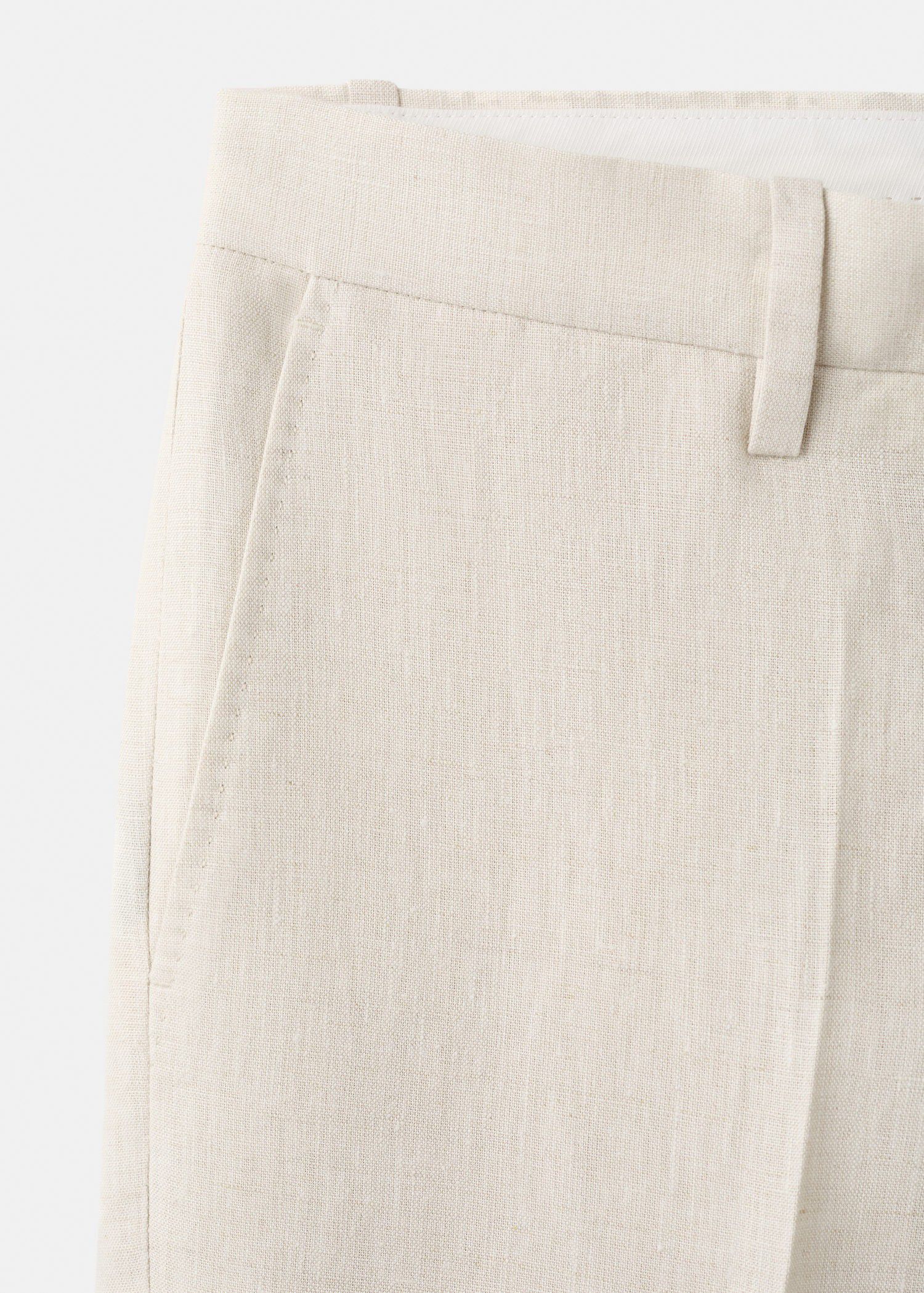 Amalfi 100% linen slim-fit suit tro