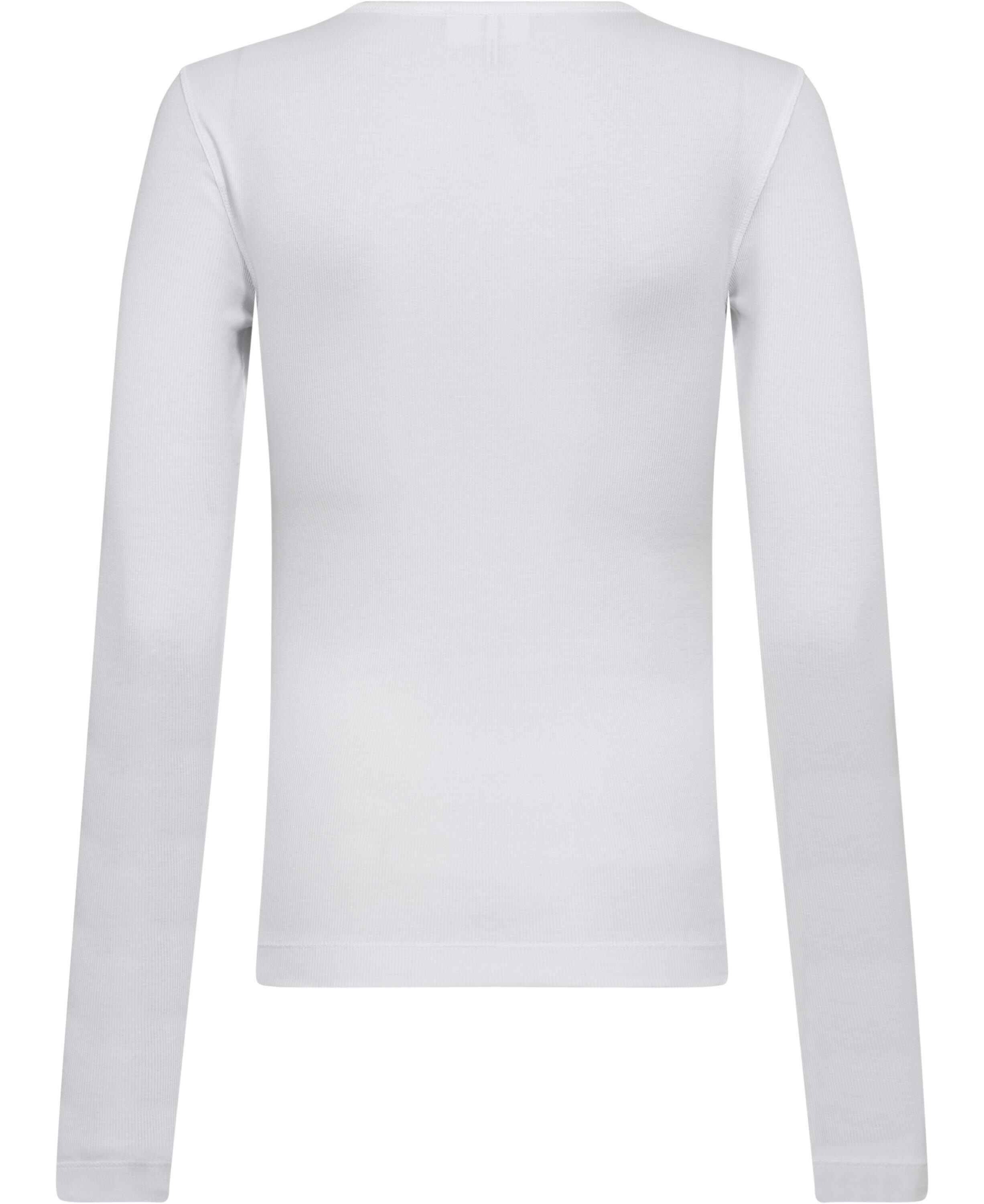 Soft Cotton Rib Longsleeve Top