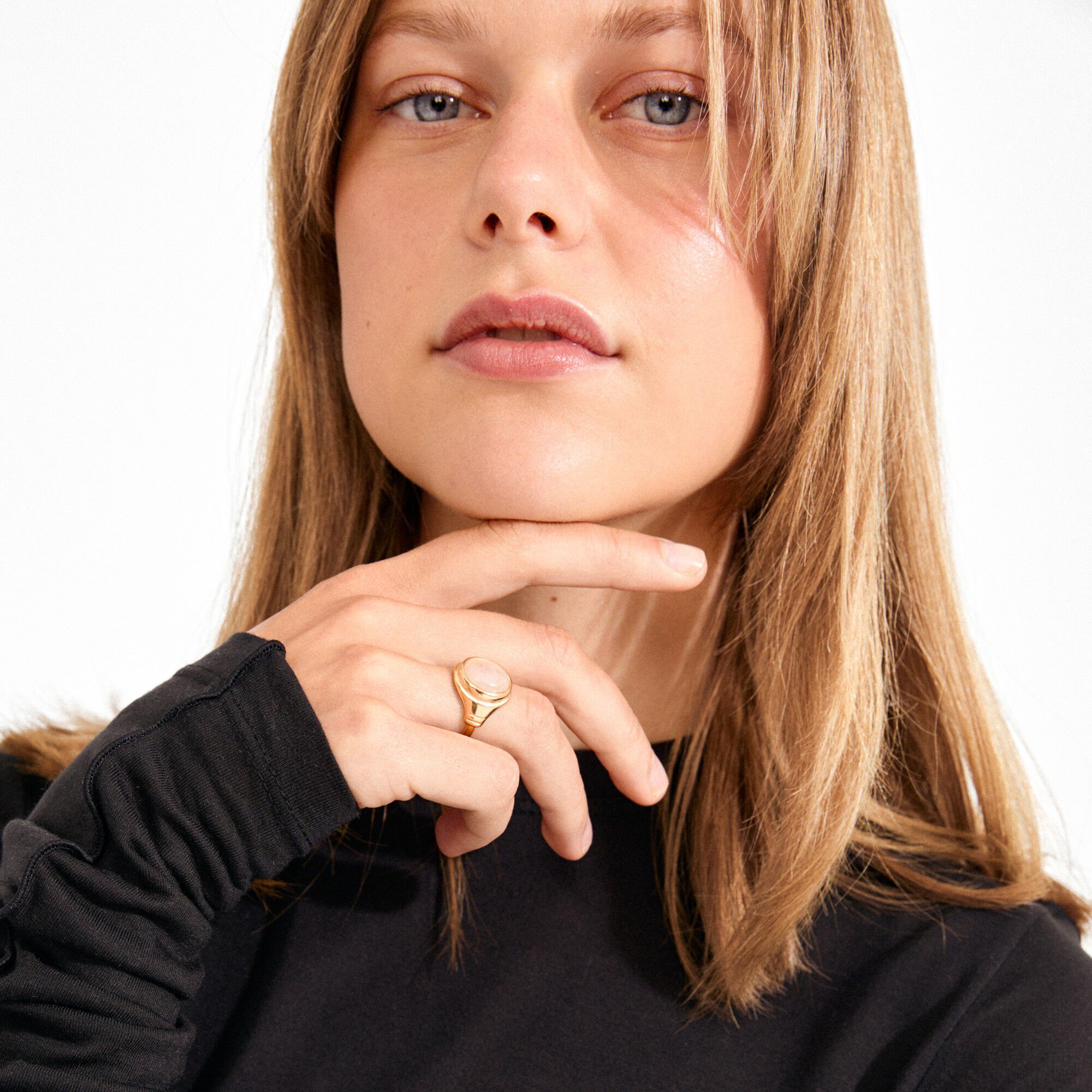 LYNDON ring guldbelagt