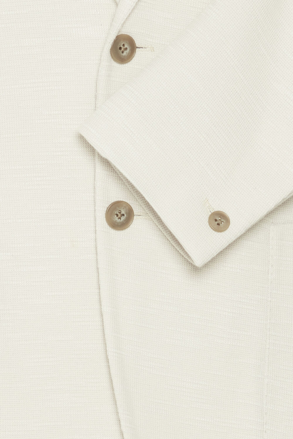 CFBILLE slub yarn blazer