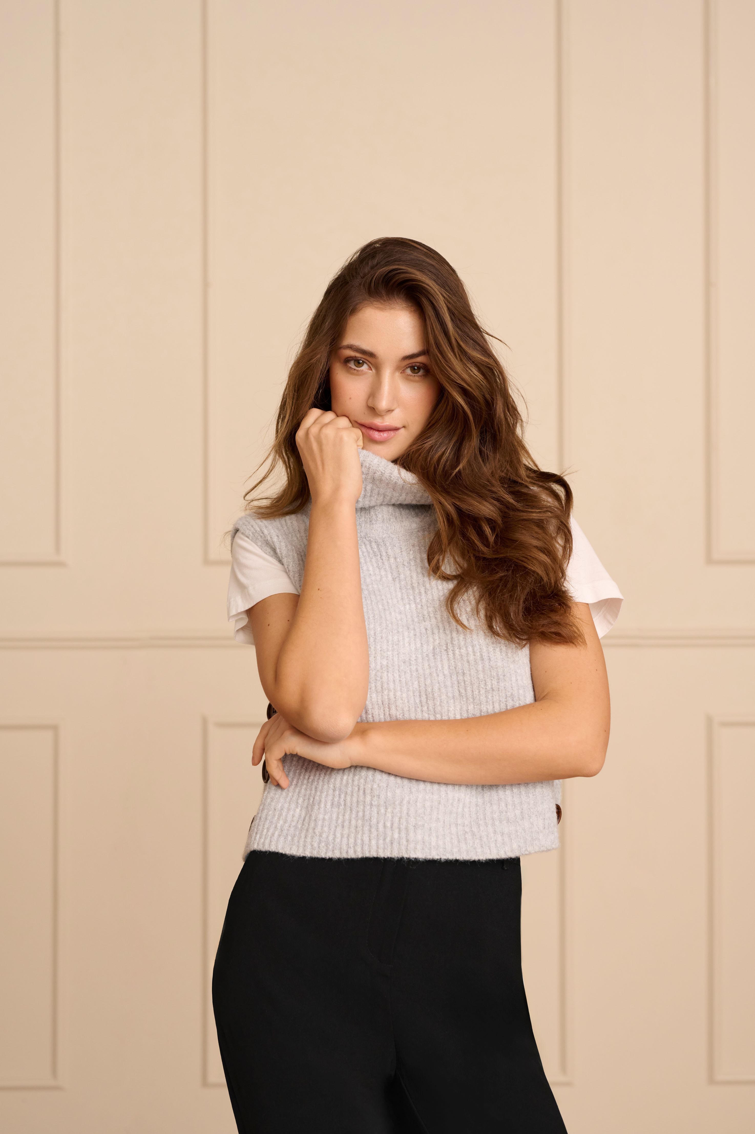 CRStarfi Short Knit Slipover