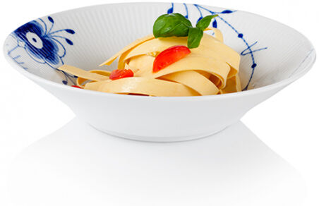 Blue Fluted Mega djup 24 cm tallrik dekor nr. 2