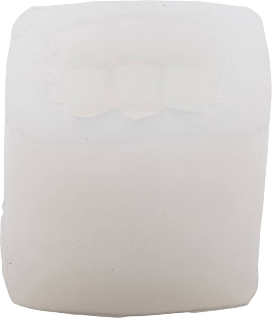 Silikoneform, Firkant med bobler, H: 5 cm, B: 6 cm.