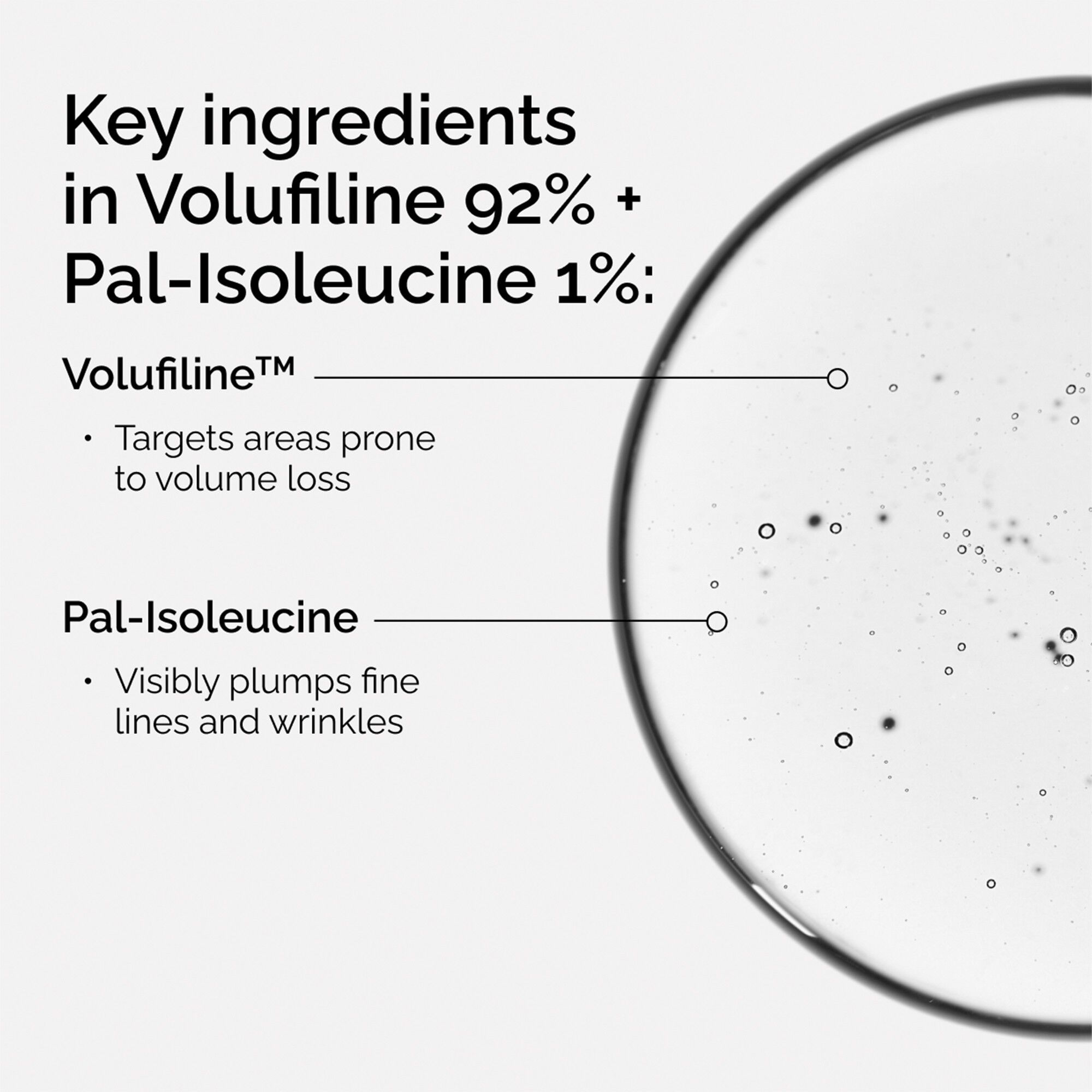 Volufiline* 92% + Pal-Isoleucine 1%