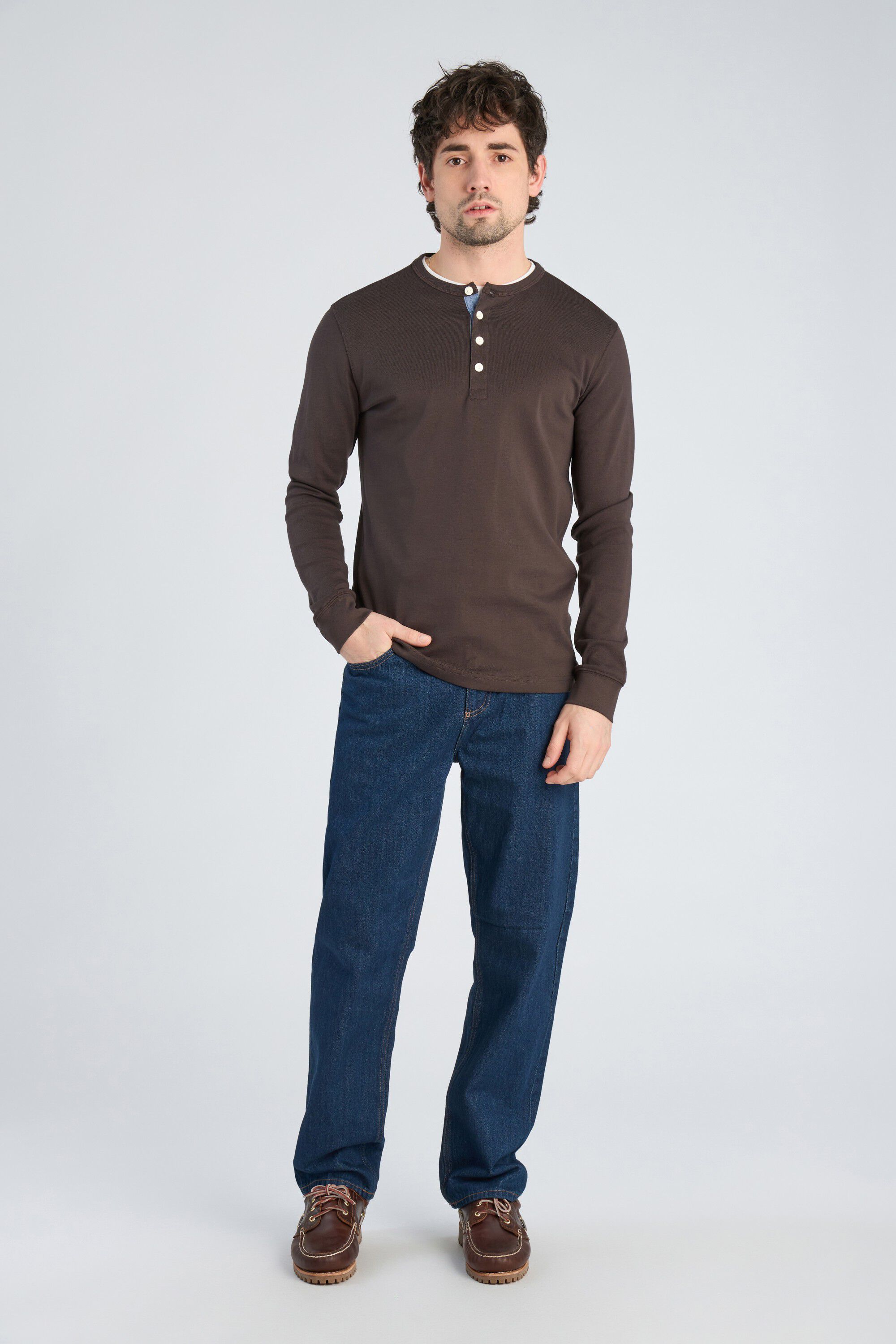 Solid granddad L/S