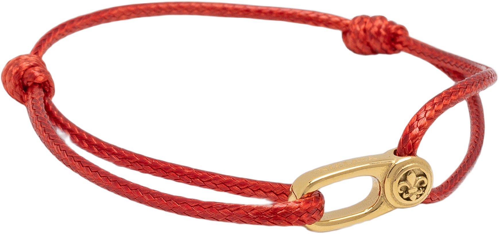String Bracelet with Gold Hook