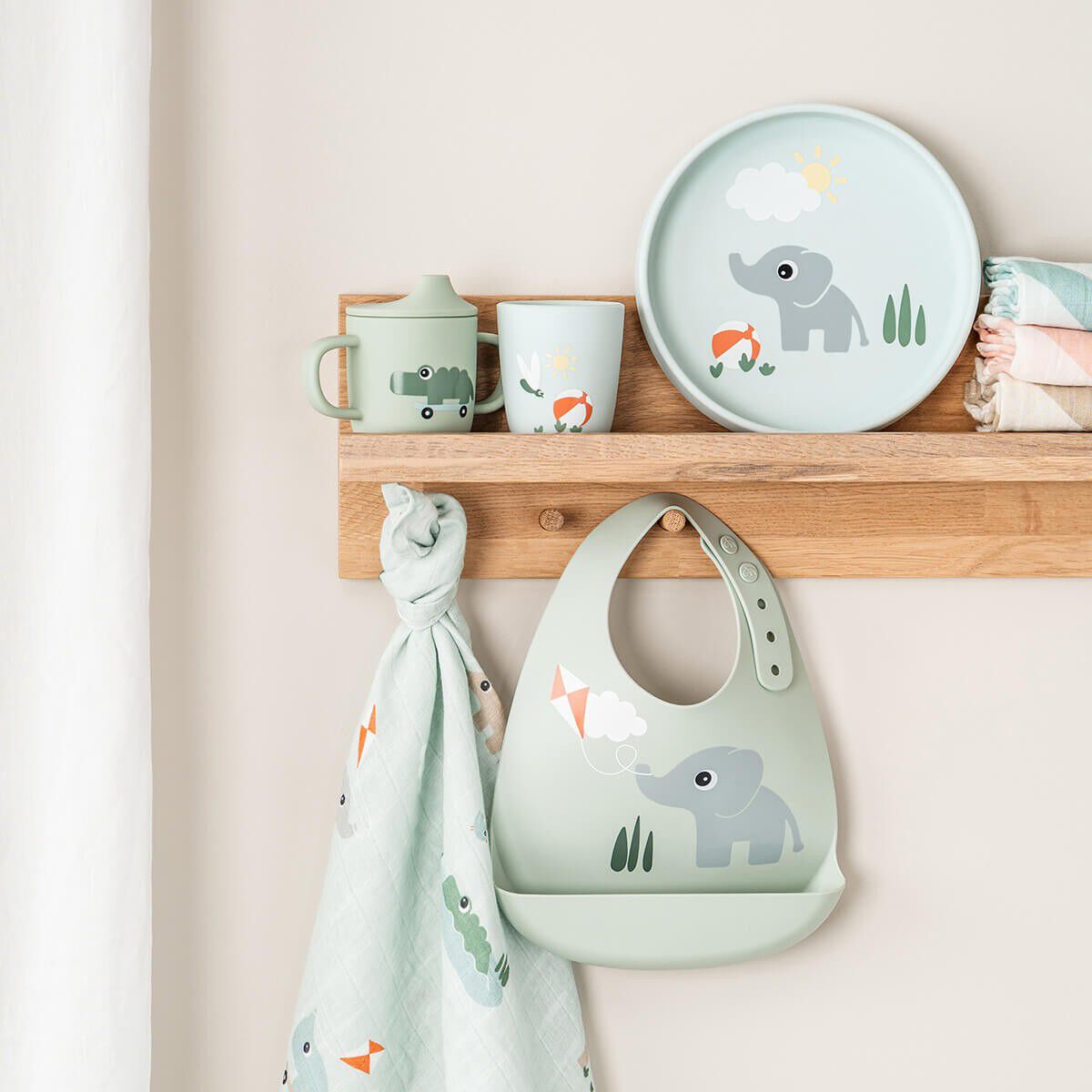 Silikone hagesm&aelig;k Playground Gr&oslash;n