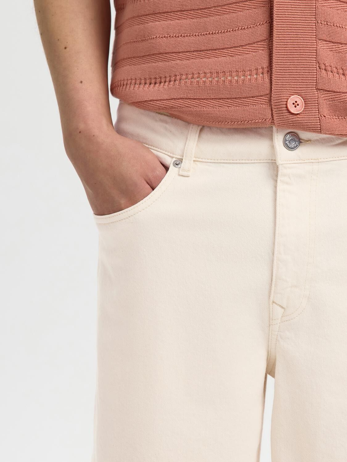 Slmloose Alex Summer Ecru 611 Dnm Shorts