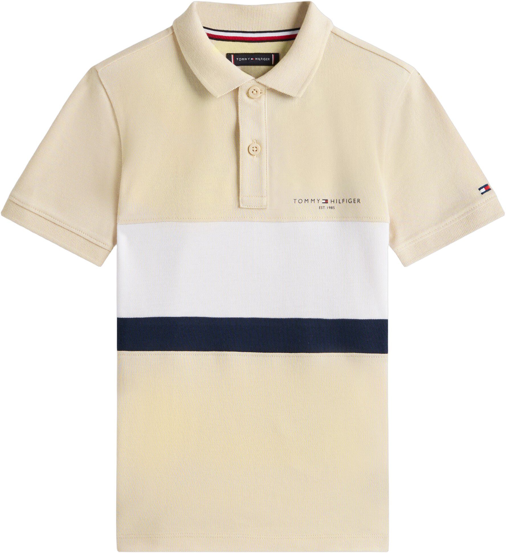 MINI CORP EMB CLRBLOCK POLO SS