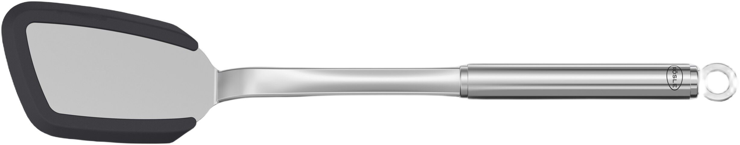 Stekspade 35,5 cm St&aring;l/silikon