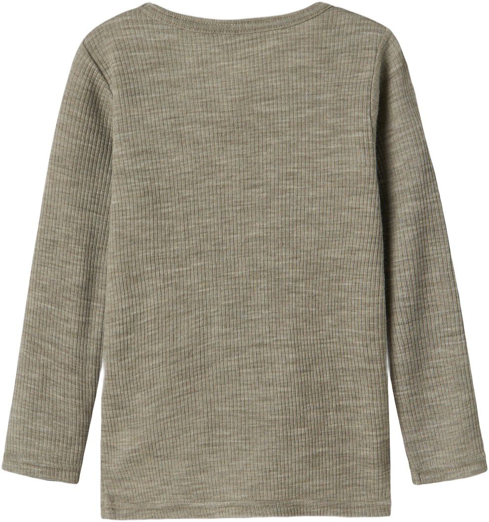 NMNWAX WOOL RIB LS TOP NOOS