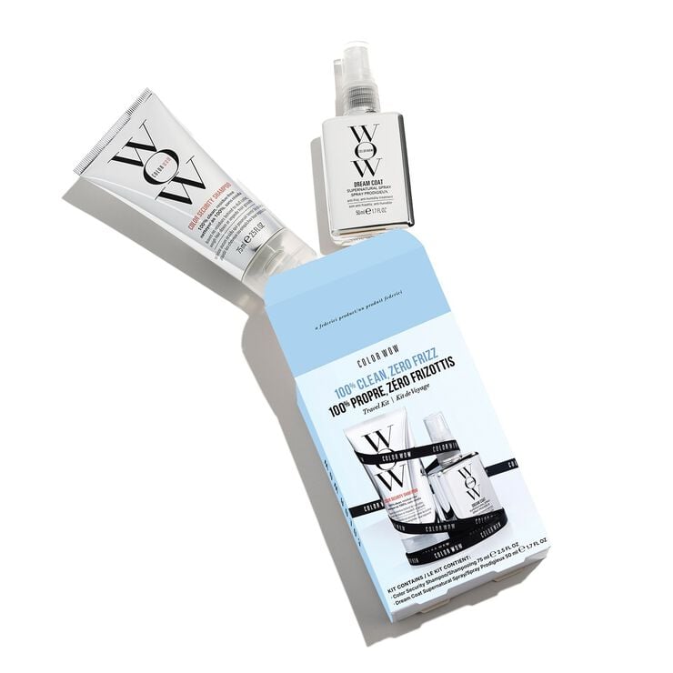 100% Clean, Zero Frizz - Hårvårdsset i resestorlek