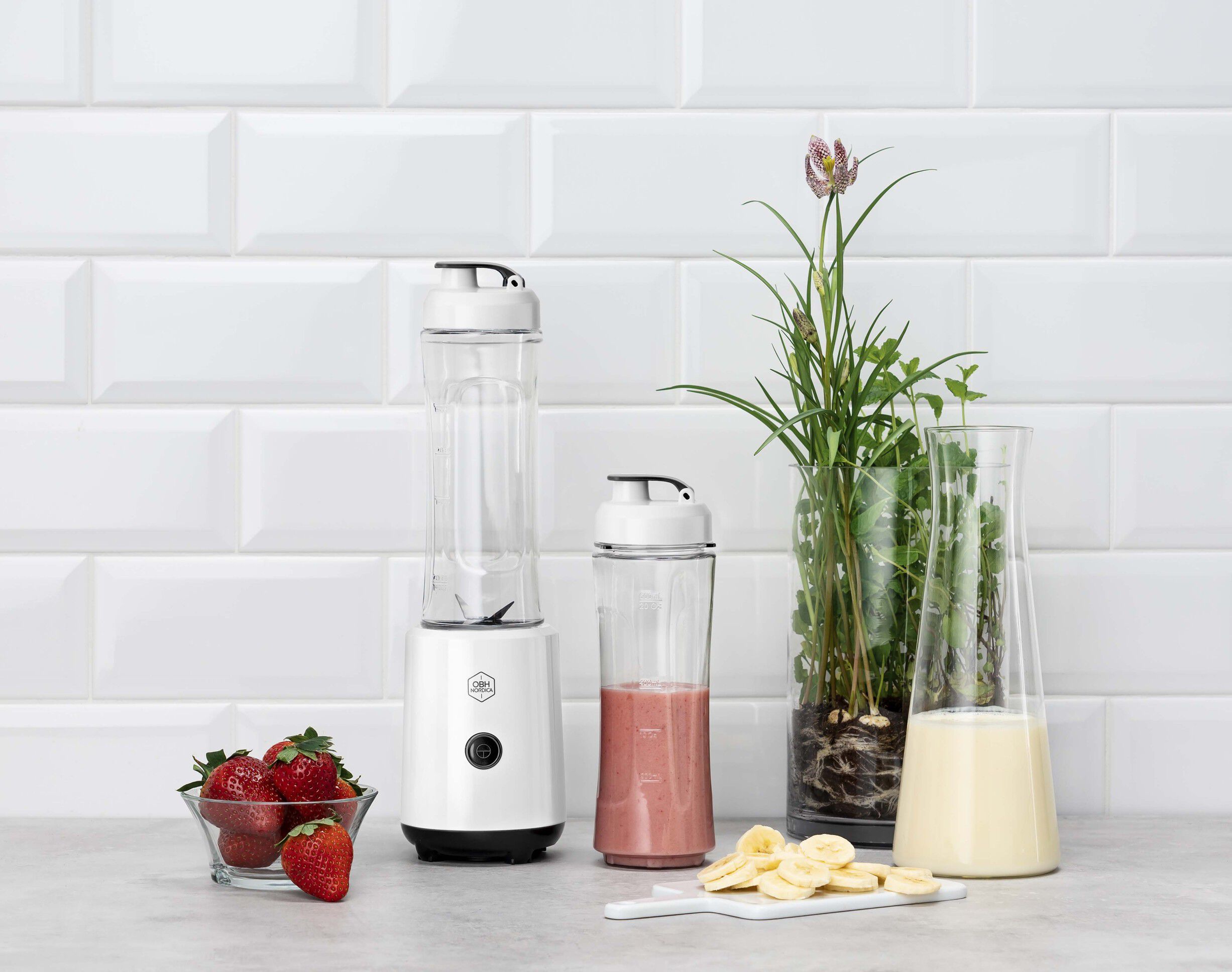 OBH Nordica Twister Go To-Go-Blender Hvid