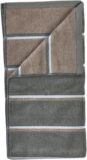 Handduk Sauna 50x100 White/Soft Grey/Eucalyptus