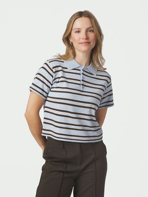 Mulann Polo Knit Blouse