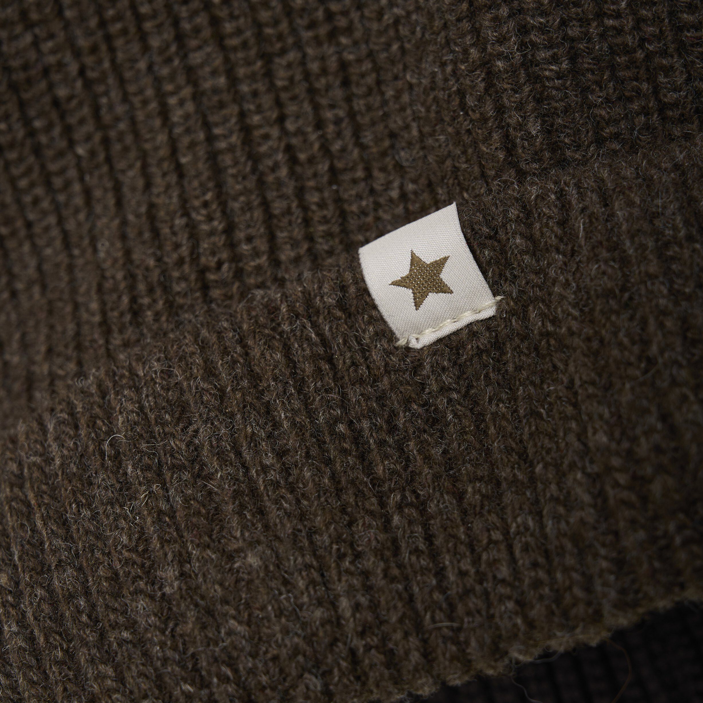 Hat Knit Alpaca Pompoms