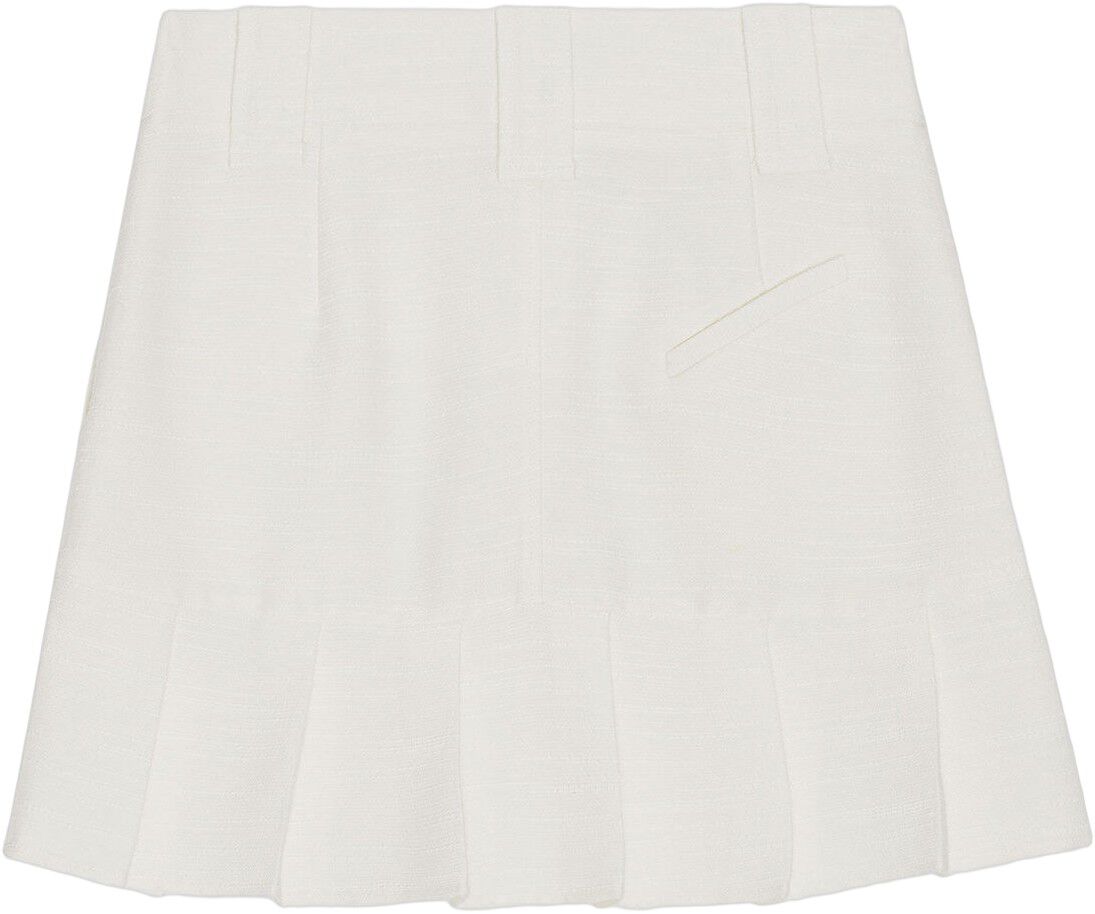 Slub Linen Mini Skirt