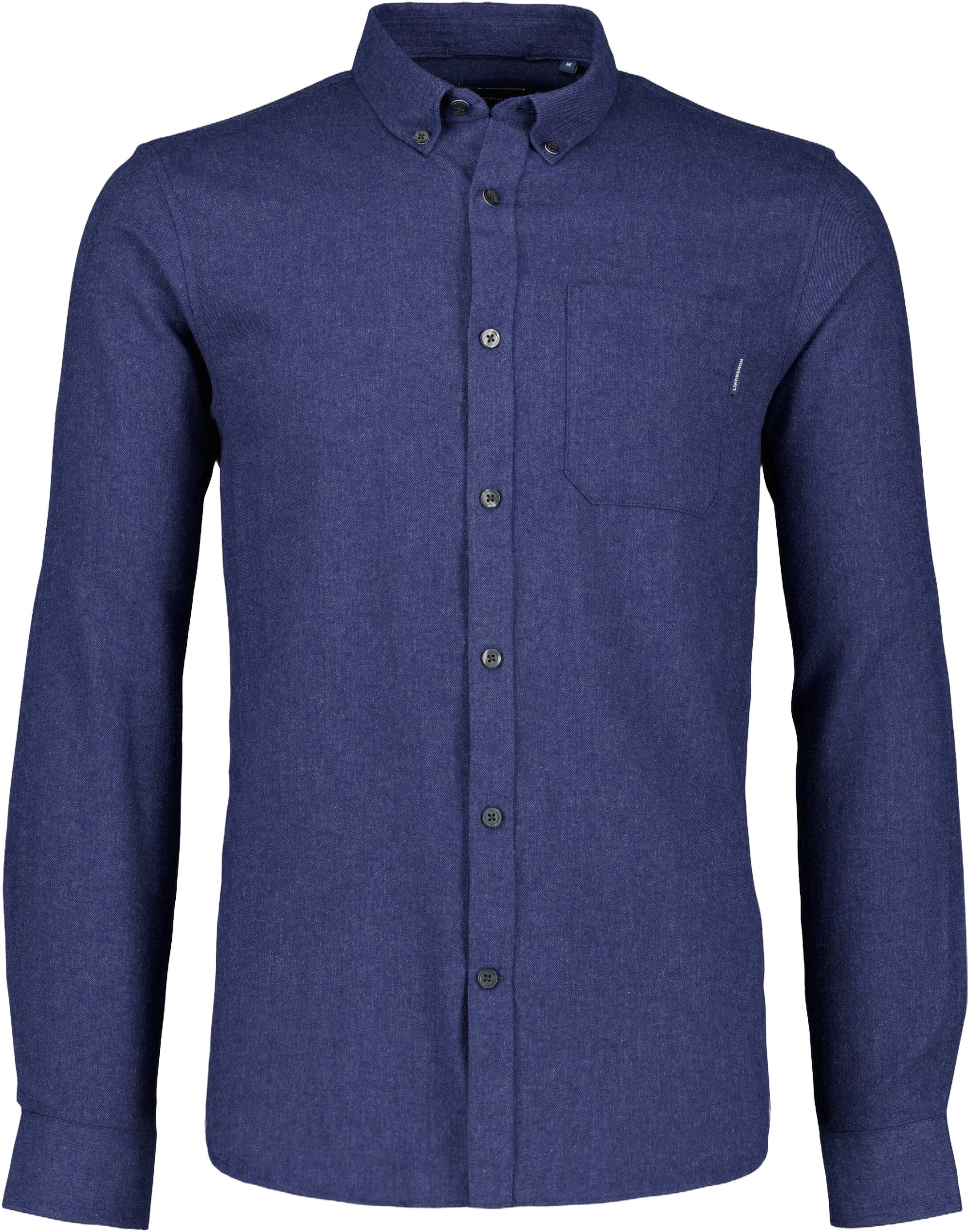M&eacute;lange brushed shirt L/S