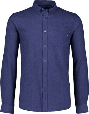 M&eacute;lange brushed shirt L/S