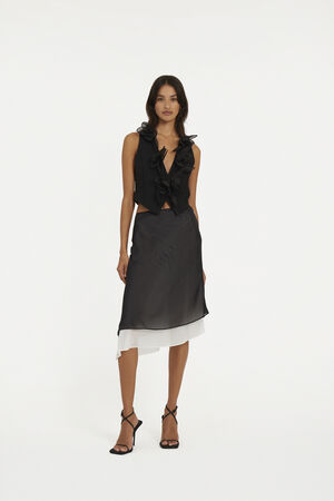 Two Layer Chiffon Skirt