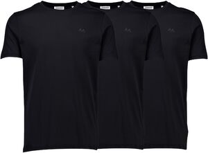 3-pack tee with flag print S/S