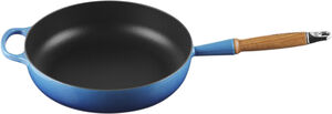 Stegepande m/træht 28cm Azure Blue