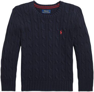 Cable-Knit Cotton Sweater