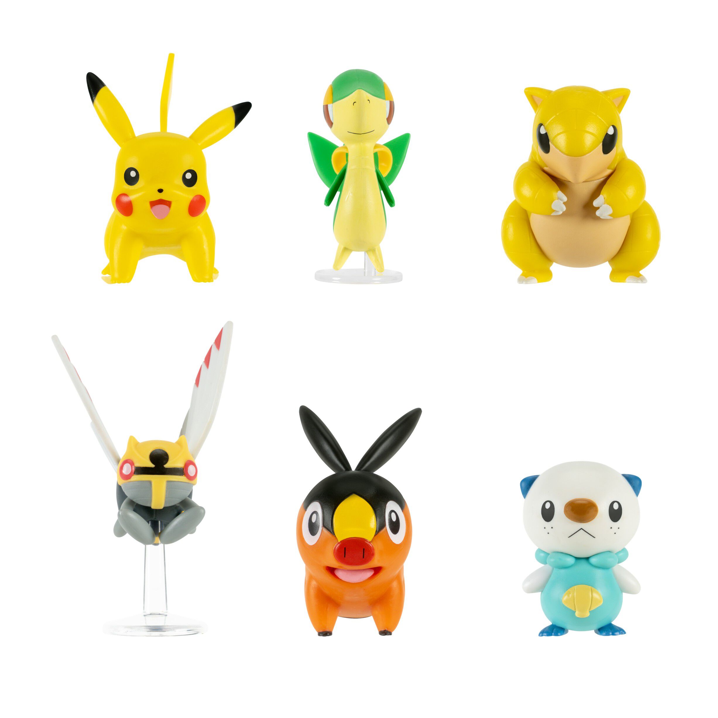 POKEMON BATTLE FIGURE 6 P