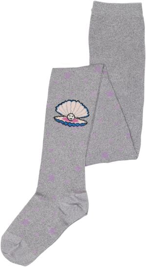 Shell glitter tights