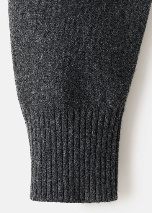 Ribbed turtleneck sweater