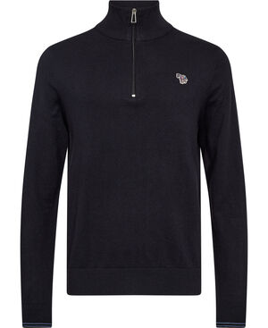 MENS SWEATER ZIP NECK ZEB BAD