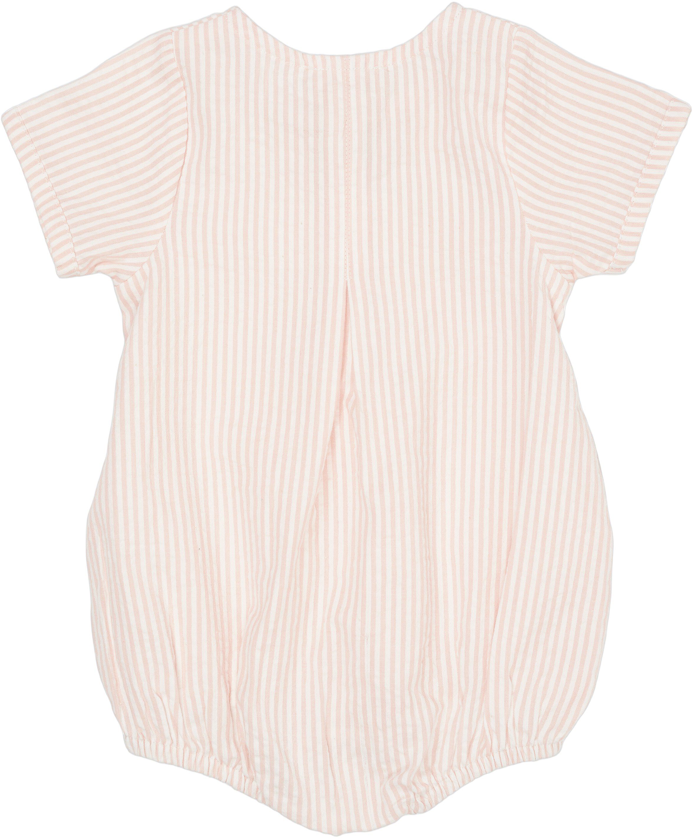 SEERSUCKER ROMPER W. SLEEVES