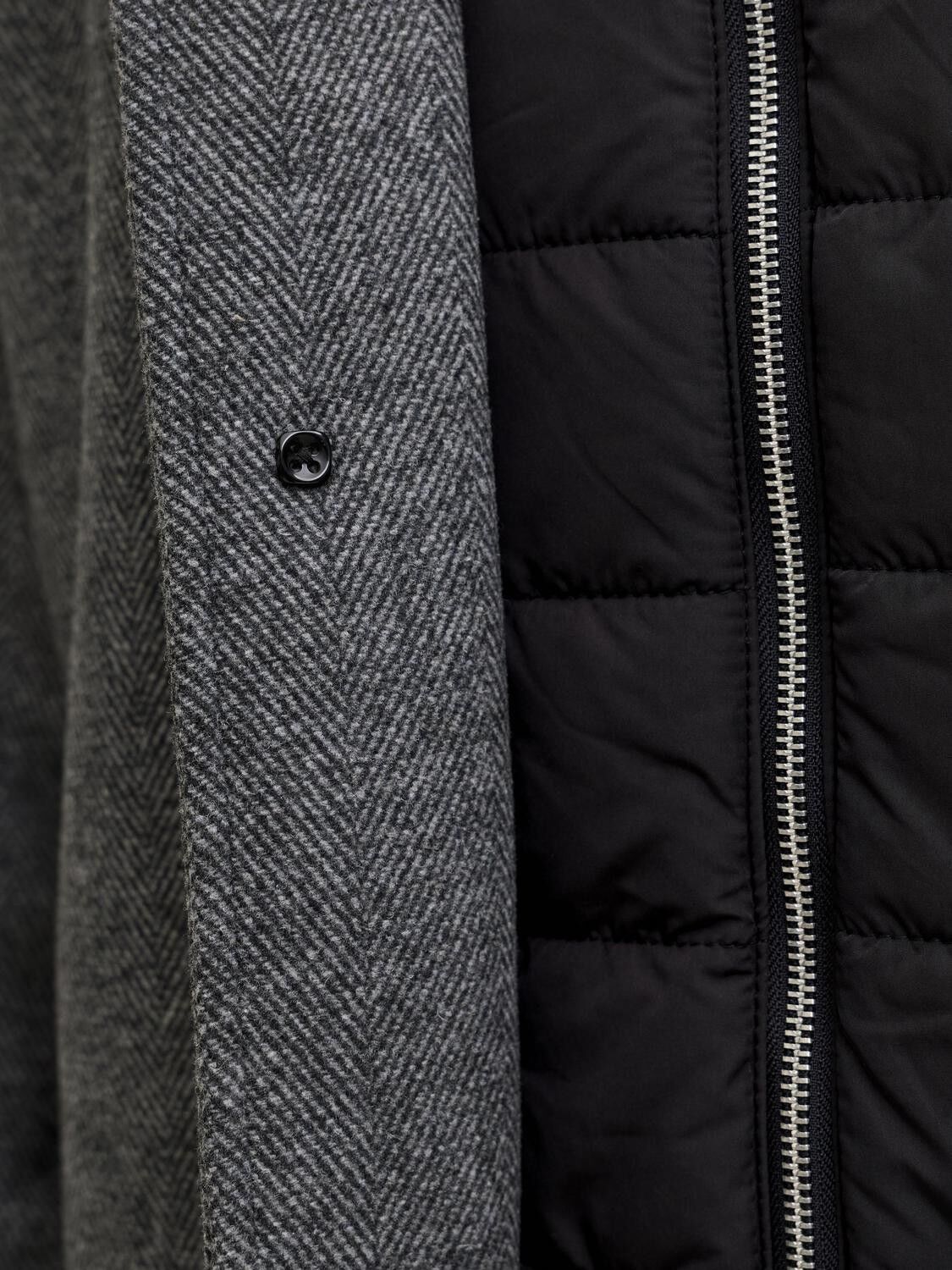 Jprcckeith Wool Blend Stancollar Coat Sn