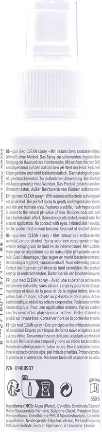 pjur med CLEAN spray