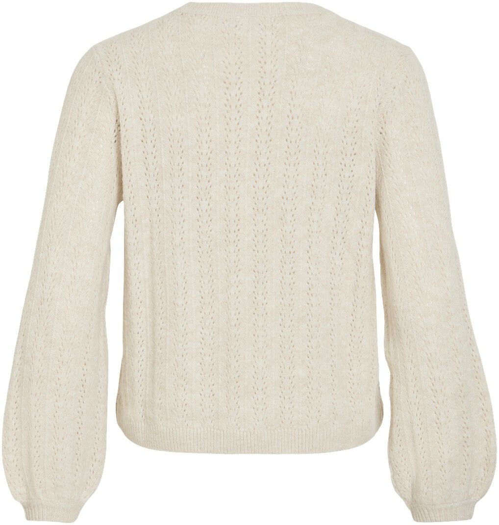 VILIGA POINTELLE L/S O-NECK TOP -NO