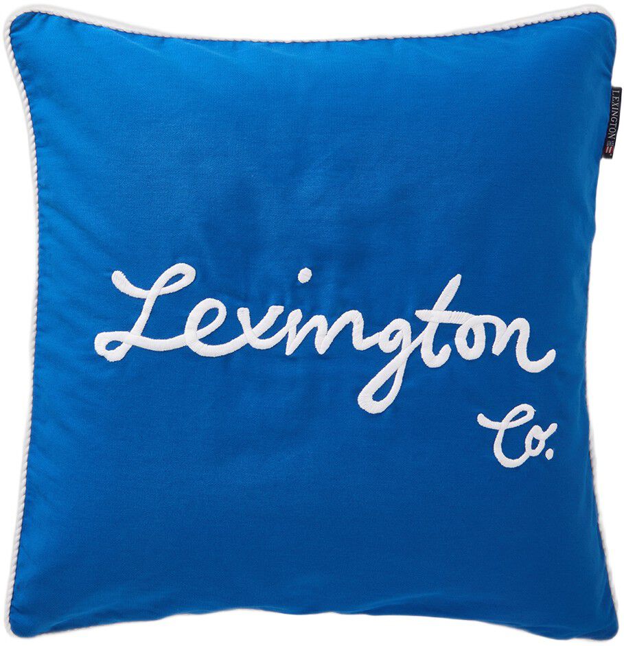 Kuddfodral med logo i ekologisk bomull