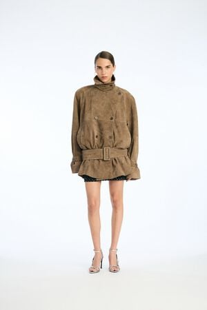 OVERSIZE SUEDE JACKET