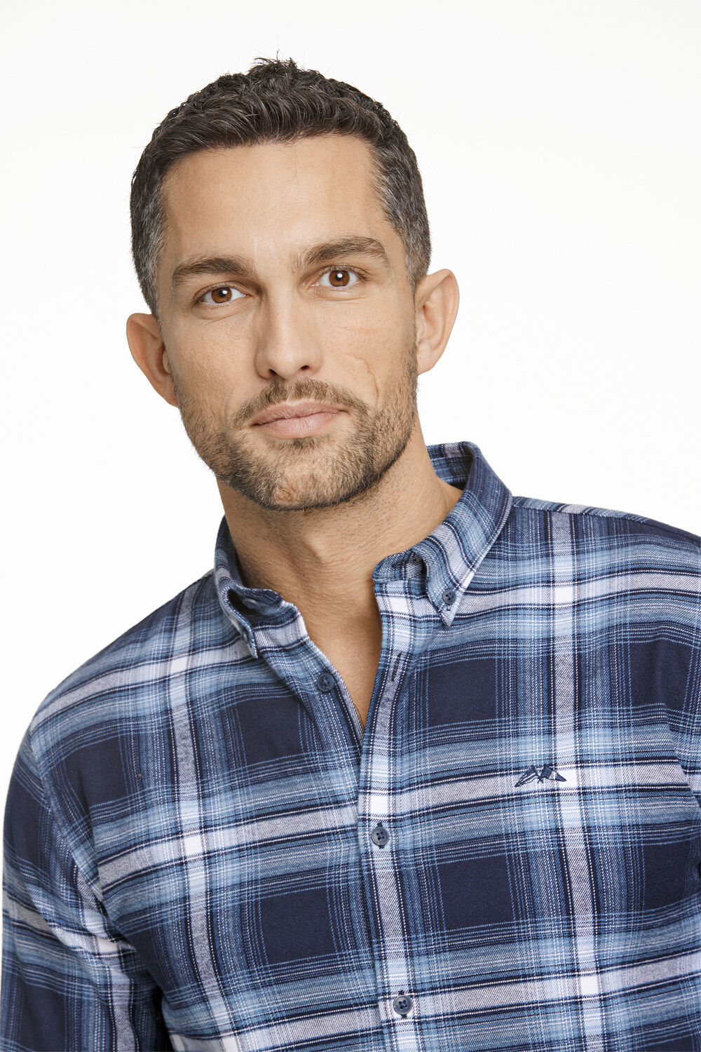 Brushed checked shirt L/S