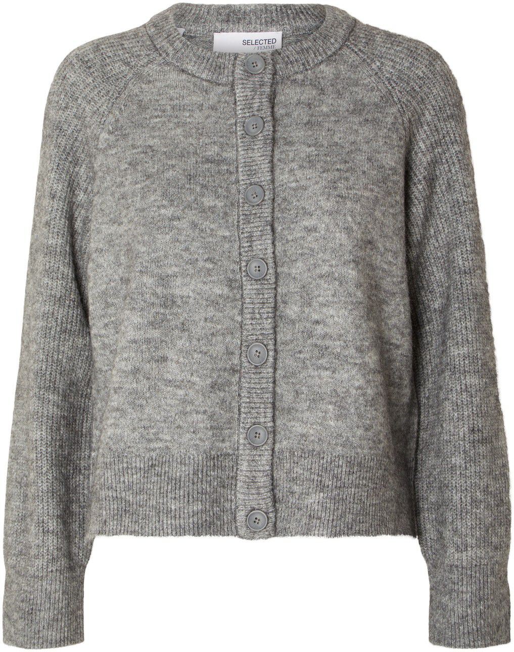 SLFRENA LS KNIT CARDIGAN CAMP