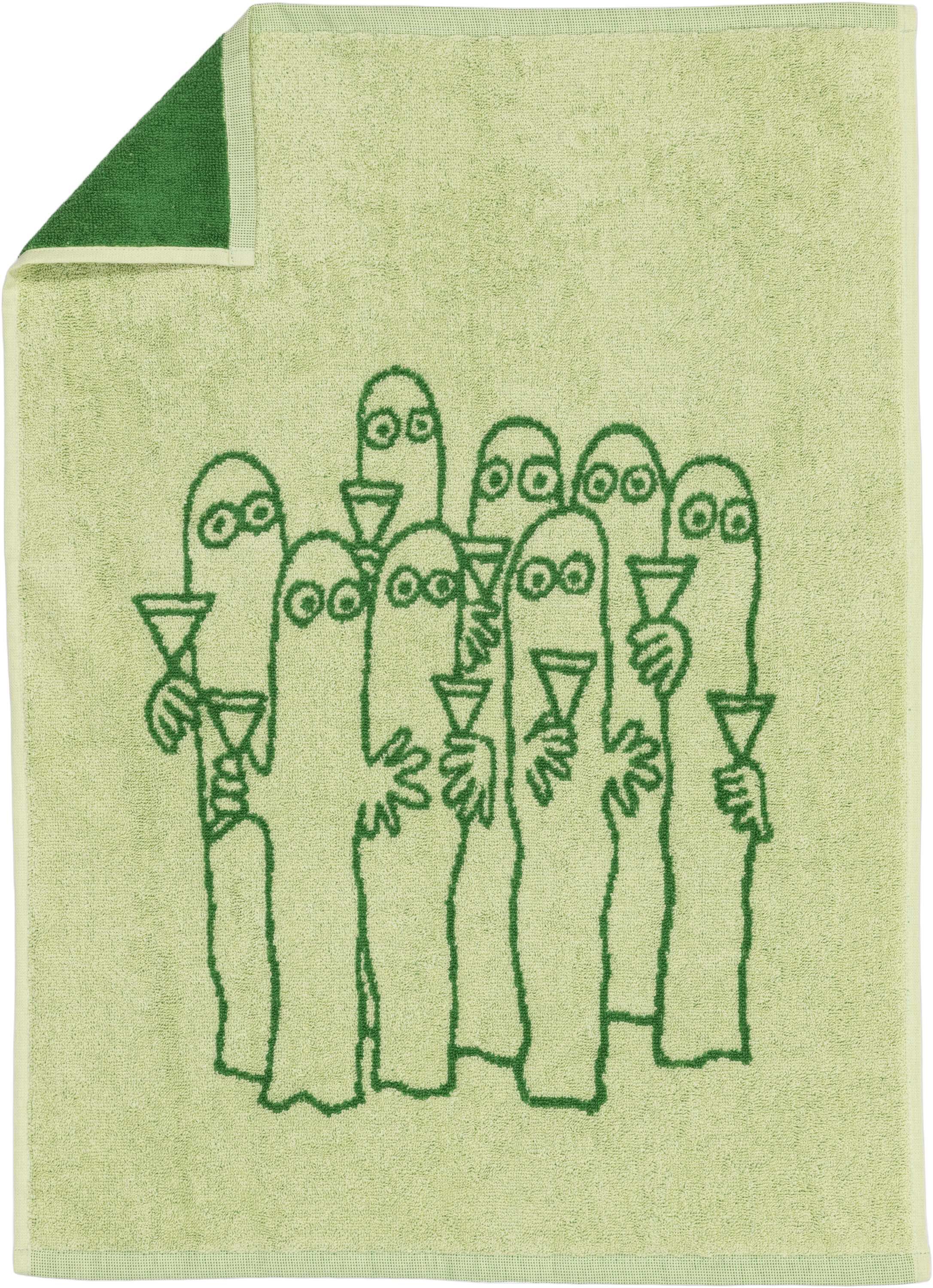 Moomin h&aring;ndkl&aelig;de 50x70 gr&oslash;n
