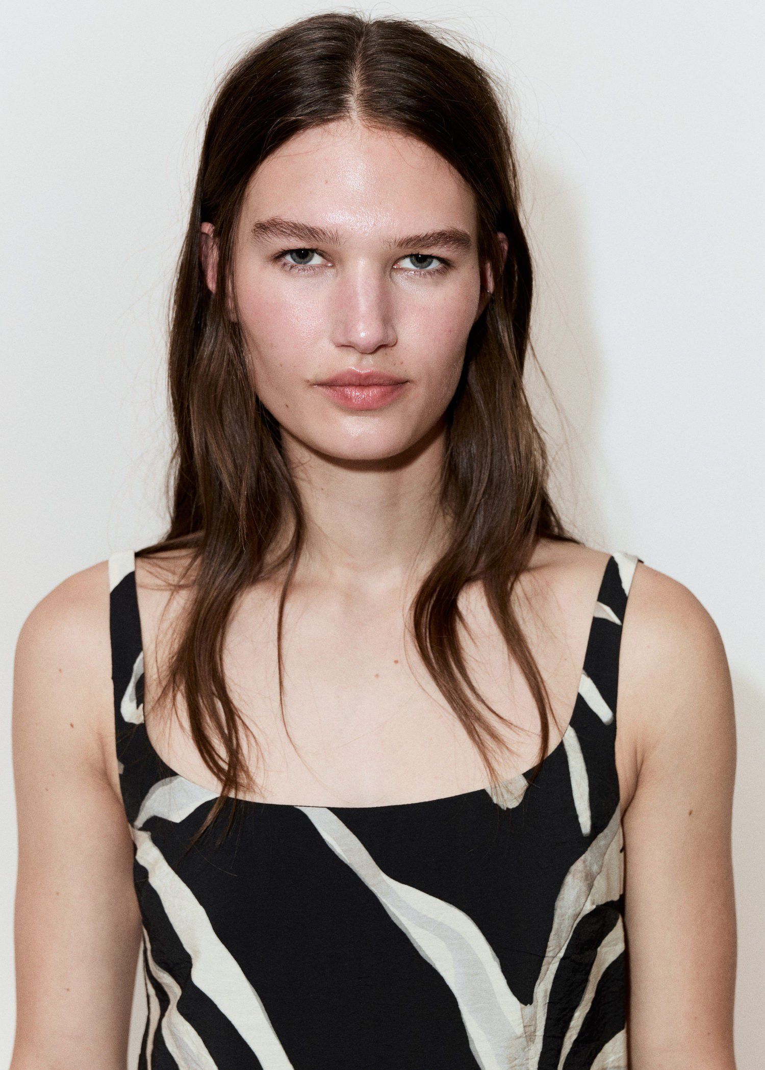 Short zebra print dress
