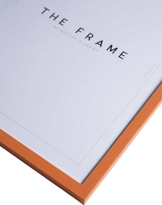 Orange Wood Frame