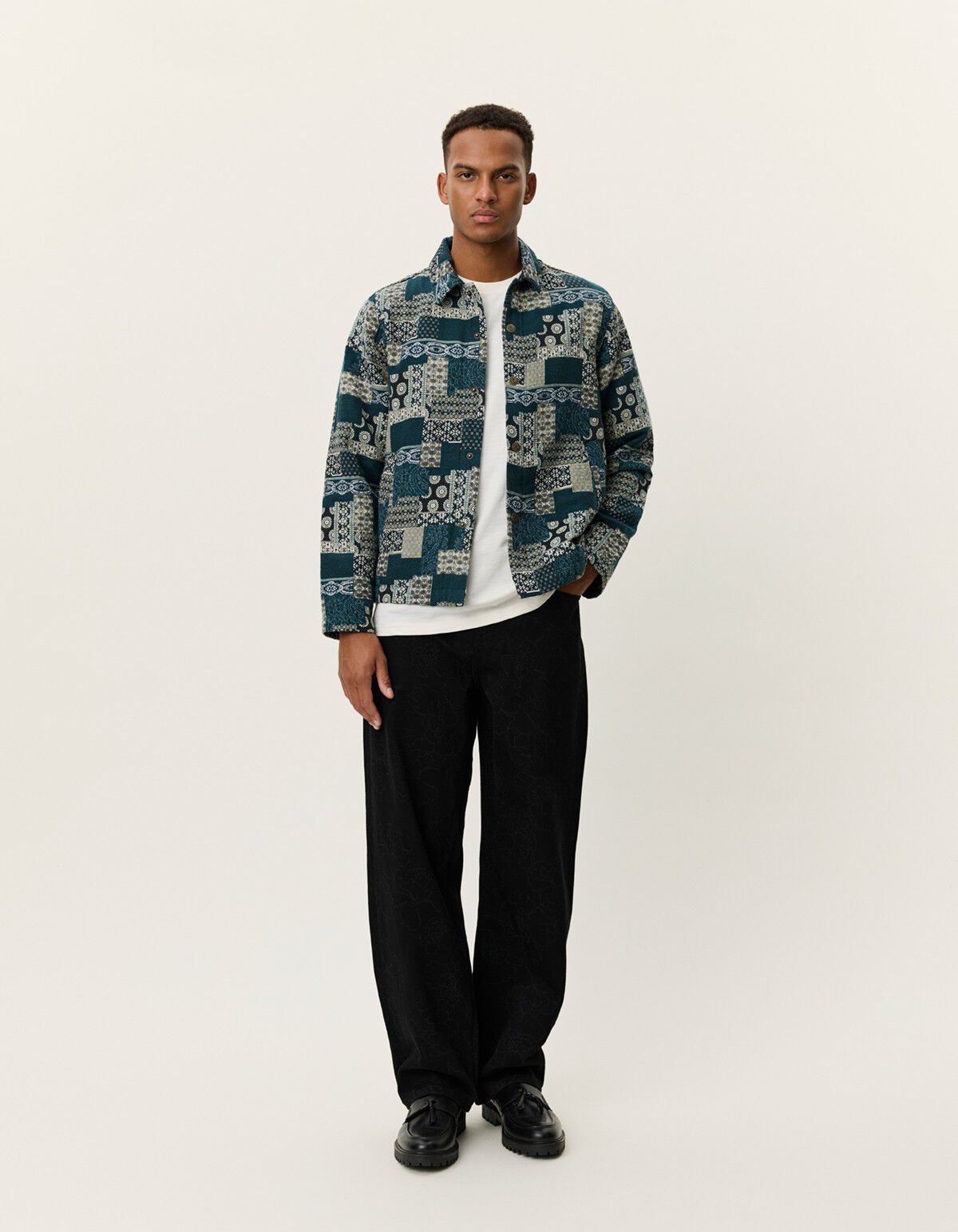 Ian Jacquard Coach Jacket